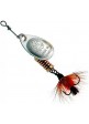 Блешня Mepps Aglia Mouche 0 Silver Red Fly