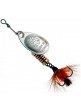 Блешня Mepps Aglia Mouche 1 Срібло Red Fly