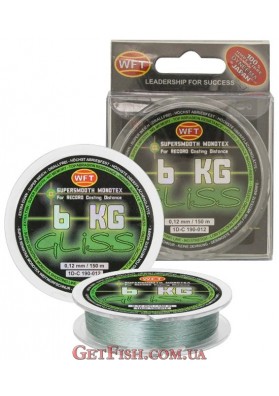 Шнур WFT KG Gliss Monotex Green 150м 0.25мм 19кг