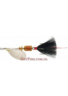 Блесна Mepps Aglia Mouche 1 Срібло Black Fly