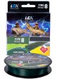 Шнур L&K X8 Fine Braid Teflon Dark Green 150м 0.18мм 10.3кг
