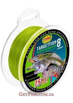Шнур WFT TF8 RAUBFISCH Chartreuse 150м 0.15мм 10кг