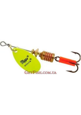 Блешня Mepps Aglia No4 Fluo Chartreuse 9 г