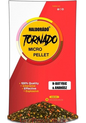 Микро пеллет Haldorado TORNADO N-Butyric & Ananász (Кислота Ананас)400 g