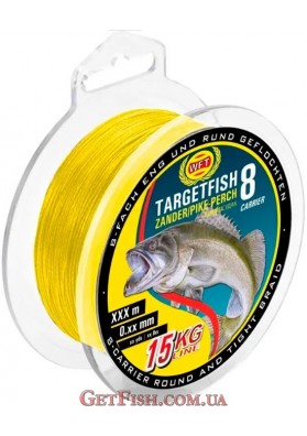 Шнур WFT TF8 Zander Yellow 150м 0.1мм 7кг