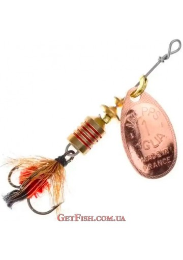 Блесна Mepps Aglia Mouche No1 Cuprum Red Fly 3.6г