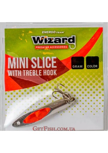 Блешня Wizard mini колебалка (Kastmaster) 2,5 г Silver-gold