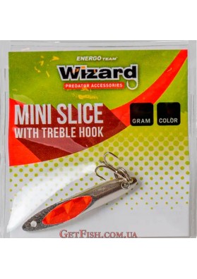 Бляшня Wizard mini коливання (Kastmaster) 2,5 г Silver-Blue