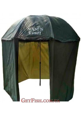 Зонт-палатка 360° Sams Fish Umbrella WITH SHELTER PVC 250см