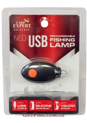 Ліхтарик світлодіодний CARP EXPERT NEO USB зарядка SENSOR руху універсальне кріплення