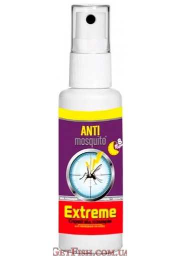 Спрей від комарів 100 мл Extreme Anti Mosquito