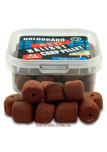 Карп пеллет Haldorádó Red Halibut Carp Pellet 14 mm Nagy Ponty (Большой карп)