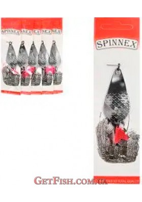 Блесна колебалка Spinnex Silver 10г SF24184-S10