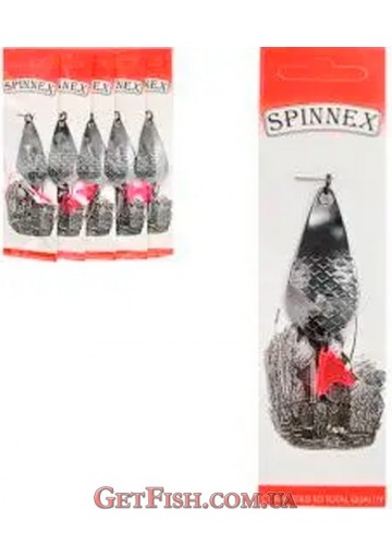Блешня колебалка Spinnex Silver 10г SF24184-S10