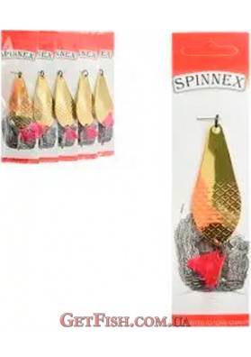 Блесна колебалка Spinnex Gold 15г SF24185-G15