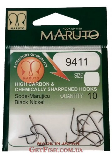 Гачок Maruto 9411 14 Black Nickel 10шт
