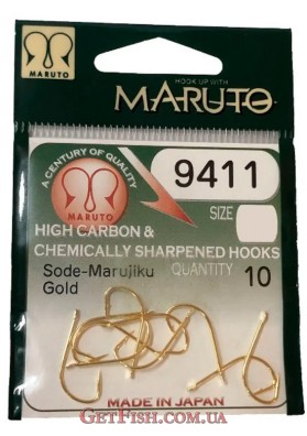 Крючок Maruto 9411 8 Gold 10шт
