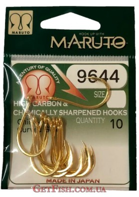 Крючок Maruto 9644 1 Gold 10шт