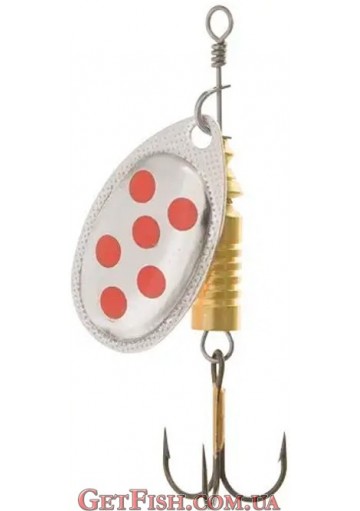Блесна Wizard вертушка Classic 1 -3г Silver Red Spot