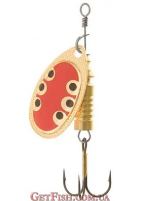Блесна Wizard вертушка Classic 2 -6г Gold-Black Red Spot