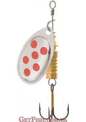 Блешня Wizard вертушка Classic 2 -6г Silver Red Spot