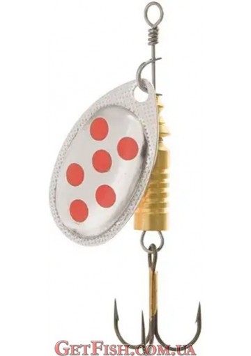 Блесна Wizard вертушка Classic 2 -6г Silver Red Spot
