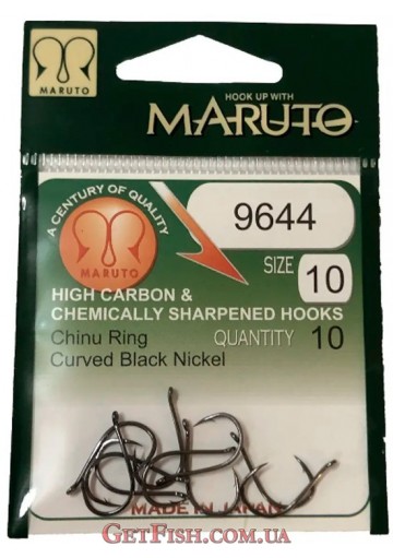 Гачок Maruto 9644 6 Black Nickel 10шт