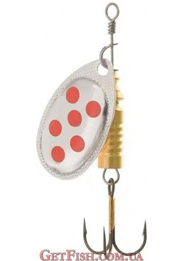 Блесна Wizard вертушка Classic 3 -8г Silver Red Spot