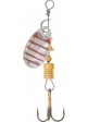 Блесна Wizard вертушка Perch 2 -3g Silver Red Stripe