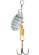 Блесна Wizard вертушка Perch 3 -5г Silver Blue Stripe