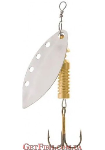 Блесна Wizard вертушка Perch Turbo Long 2 -6г Silver