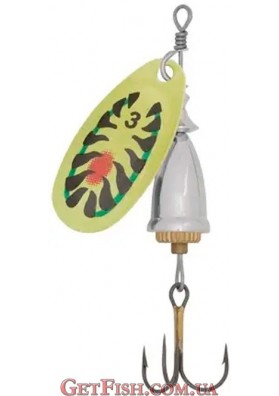 Блесна Wizard вертушка Vibrax 1 -4g Fluo Yellow Predator