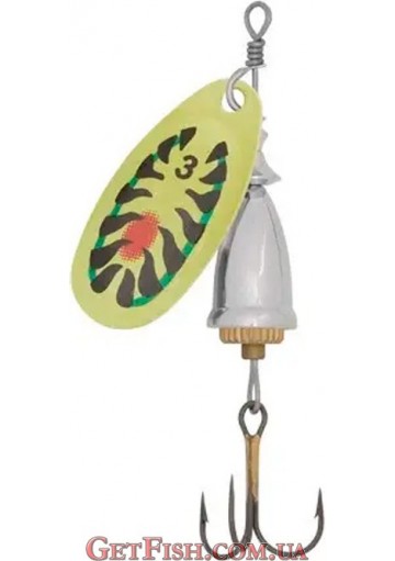 Блесна Wizard вертушка Vibrax 2 -6g Fluo Yellow Predator