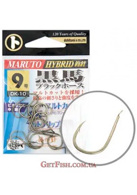 Крючок Maruto DK-10 Black HORSE №8 21шт