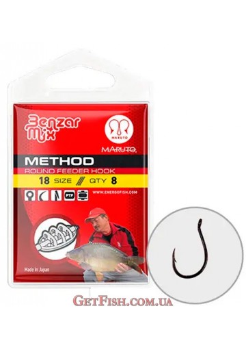 Гачок Maruto 4626 8 BENZAR ROUND Feeder 8шт