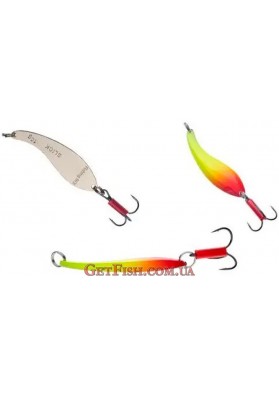 Fishing ROI колебалка Slick 4g Lime-Yellow-Red