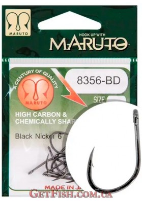 Гачок Maruto 8356-BD CARP HC Black Nickel №12