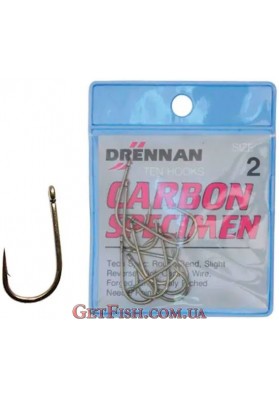 Крючок Drennan Carbon Specimen 4 Bronze 10шт