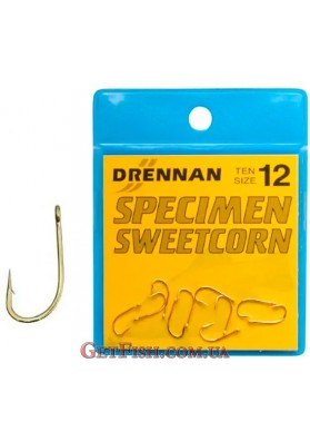 Гачок Drennan Barbless Sweet Corn 14 Gold 10шт