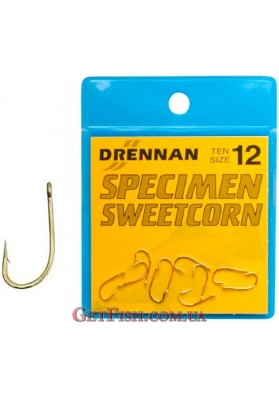 Крючок Drennan Barbless Sweet Corn 6 Gold 10шт