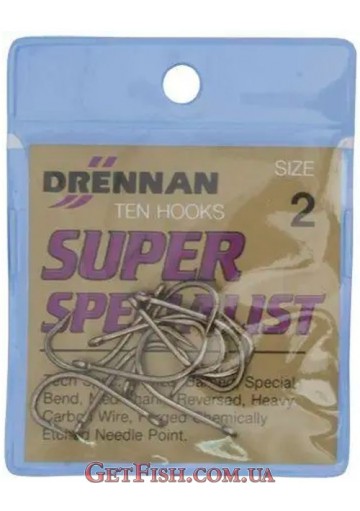 Крючок Drennan SUPER Specialist 8 Bronze 10шт