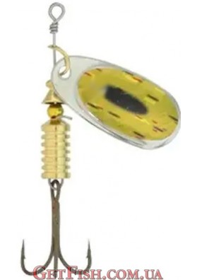 Блесна Kamasaki "Falcon" 2 Silver Gold Red Spotted голограма