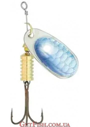Блешня Kamasaki "Tinch" 3 Silver Blue Fish голограма