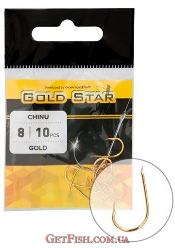 Крючок GS Chinu Gold 2/0 8шт