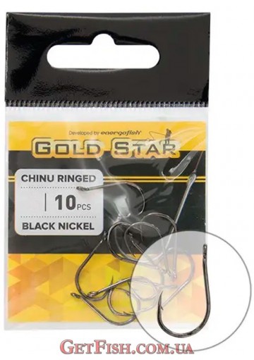 Гачок GS Chinu Ringed BN 2/0 8шт