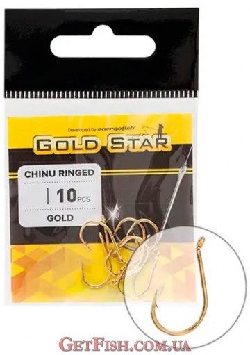 Гачок GS Chinu Ringed G 1/0 8шт