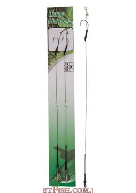 Крючок с поводком Carp Hunter Long Shank Boilie Rig №4 2шт