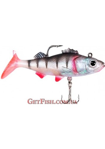Рыбка силиконовая с крючком и тройником Wizard PERCH 6см 2шт