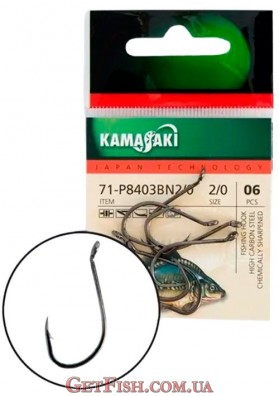 Крючок Kamasaki Carbon P8403BN NR 06 10шт