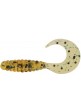 Приманка силікон mann's Twister 1'' 30шт. CTG GG 2.5см Golden Body Green - Black Glitter